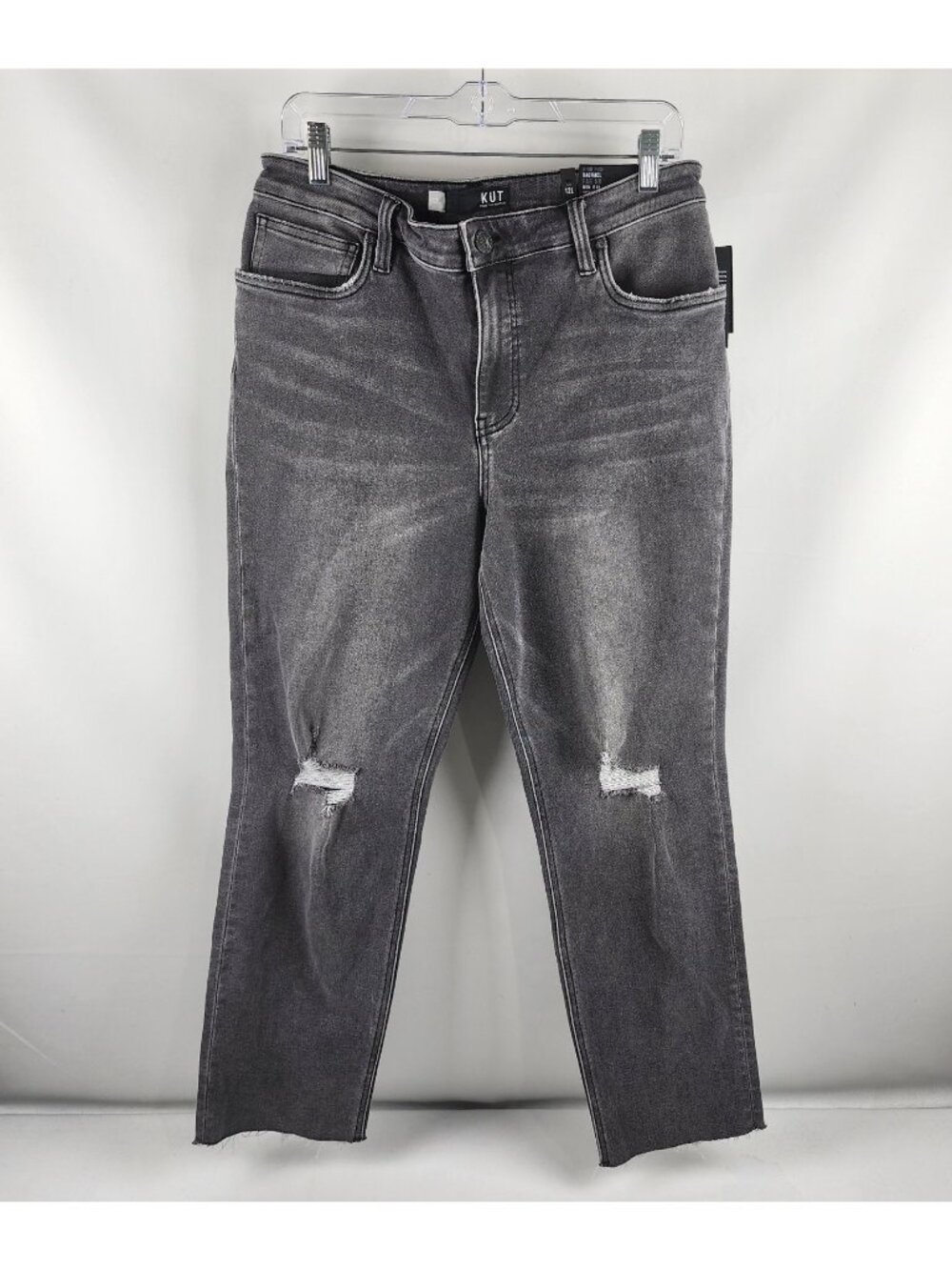 Kut From The Kloth Jeans Womens 12L Gray Rachel Fab AB Mom Jean (32x28) NWT